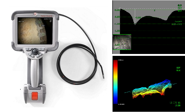 韋林內(nèi)窺鏡3D測量點(diǎn)云圖